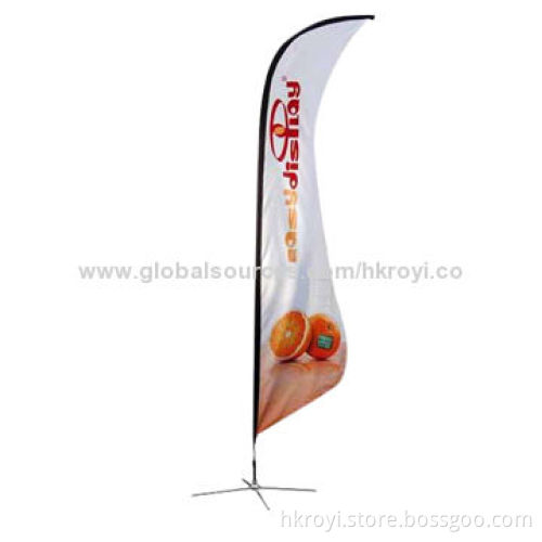 Flag banners with printing logo, customized